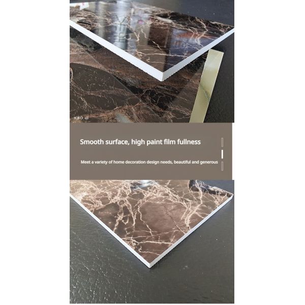 Lightweight Uv Pvc Marble Sheet Wall Panel In 3mm Or 4mm Thickness 3d