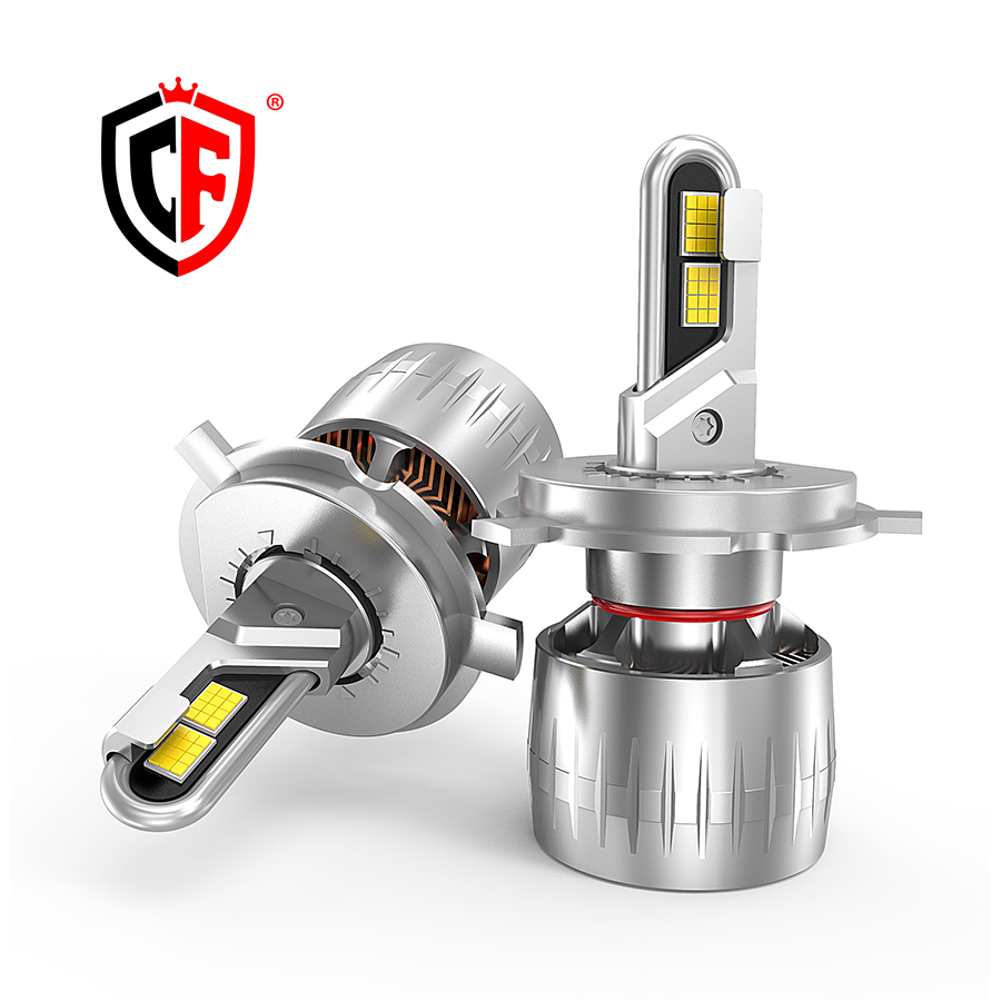 U Beam High Power LED Headlight 9600LM 7055 Chips Led Auto Headlights