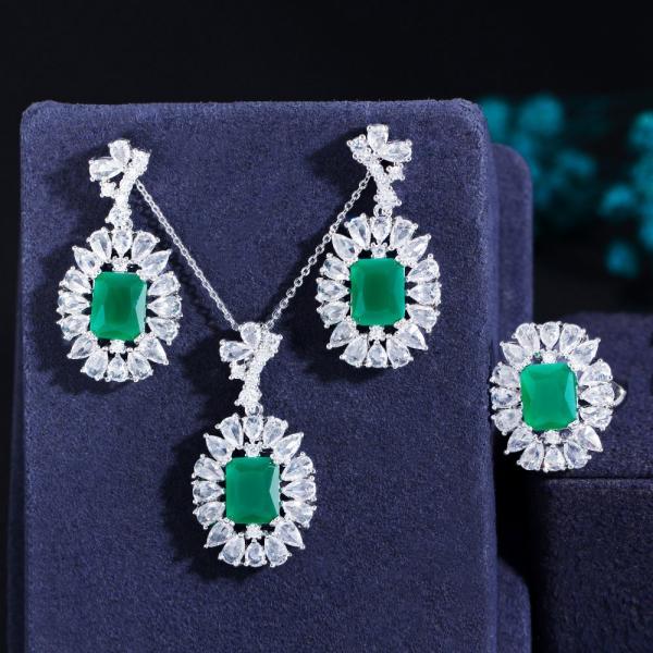 Fashion Women Wedding Necklaces Sets Vintage Collar Rhinestone Crystal Choker Necklaces & Pendants Jewelry Set
