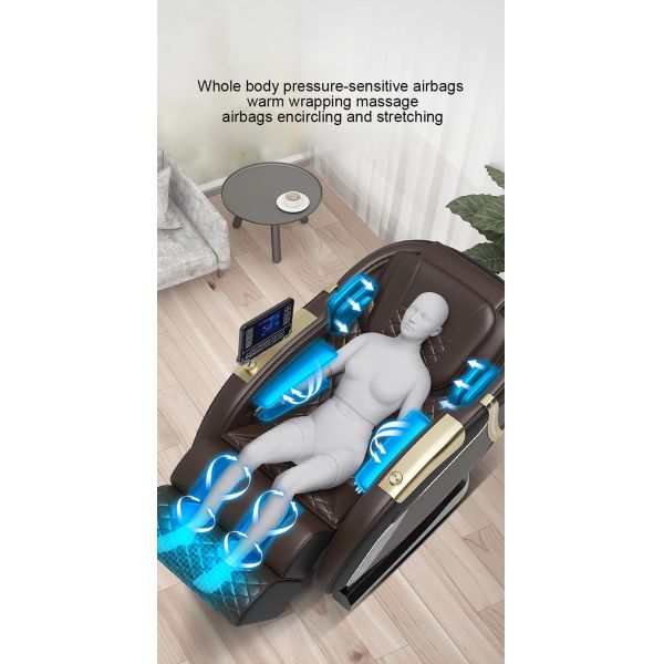 Seat Sponge Zero Gravity Massage Recliner Waist CB SAA For Home LCD SPA