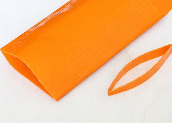 1 Inch Lay Flat Hose / 25mm Flat Discharge Hose With Excellent Bonding