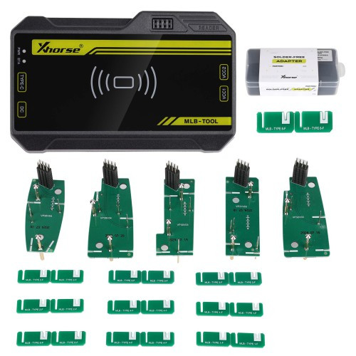 Xhorse VVDI MLB TOOL Key Programmer with Solder-free Adapter XDMLBPGL Kit and 5pcs XSMA41EN Audi Style MLB 3 Buttons Key