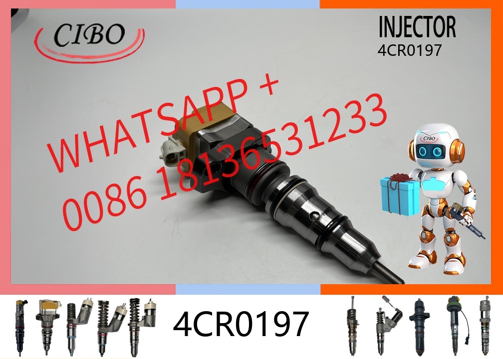original 4CR0197 Diesel Engine Fuel Injector Common Rail Injector Assembly for   3126 3126B 10R-0782 196-1401 218-4109 128-6601 155-8723 original new injector