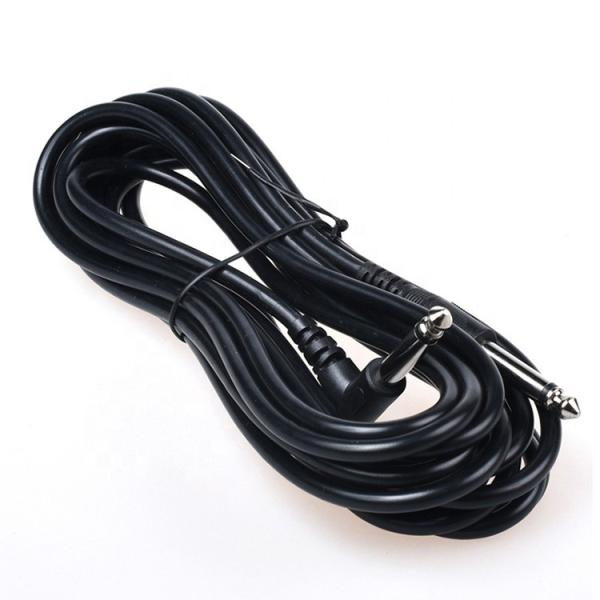 Customization 10FT 90 Degree to Straight 1/4 6.35mm TS Jack Instrument Patch Guitar Cable