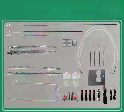 Iluminação ambiental Rainbow symphony dinâmica Radium escultura para Tesla Modelo Y ((2021-2022)