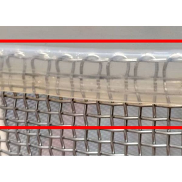 Square Hole SS Woven Wire Mesh 18x18 Mesh Selvage Edge