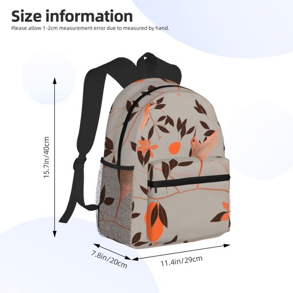 20-37 Litre Capacity Water-Resistant Backpack for Sports and Travel DTG Printing