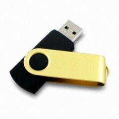Eslabón giratorio 1GB, 2GB, 4GB, 8GB, memoria USB del metal 16GB compatible con la PC AT-027