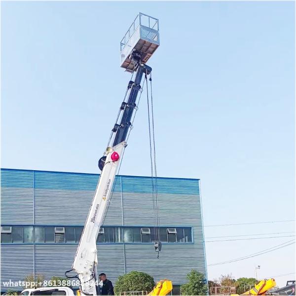 I Suzu's Three-in-one Truck for Lifting and Loading at High Altitude   Delivery Truck  Bucket  Truck