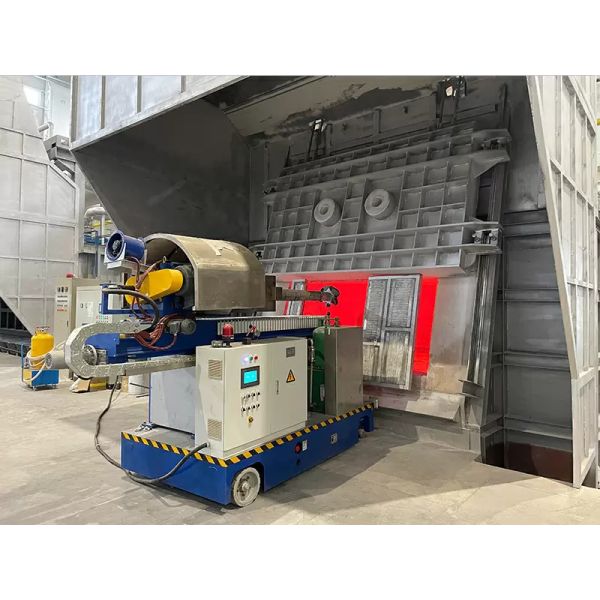 Refining Flux Particle Size Control Adjustable Molten Aluminum Degassing Machine with Refined Gas Pressure