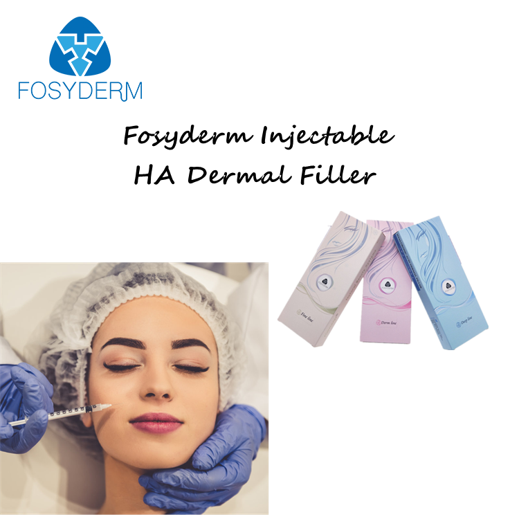 Jeringuilla cutánea del ácido hialurónico de la inyección 2ml del llenador del cuidado personal de la cara de Fosyderm