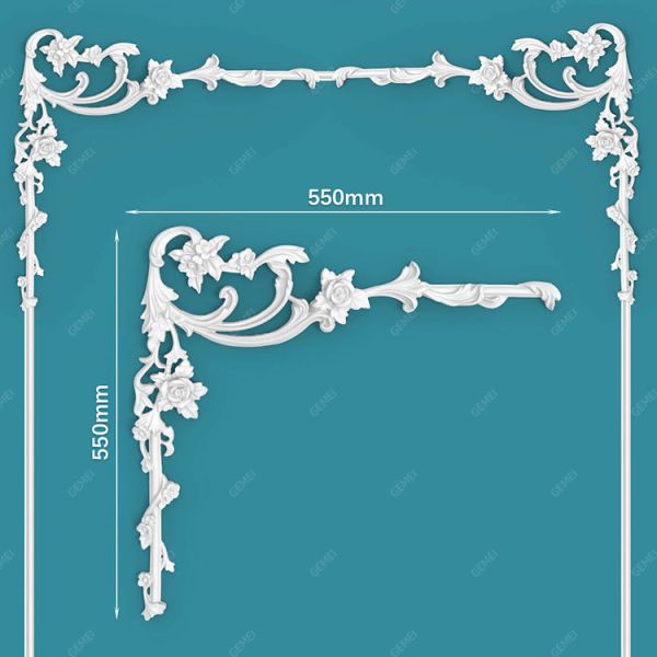 GD-85003-15 Hot-Sale Polyurethane Foam Flat Fireproof Interior Decorative Wainscoting For Home Office