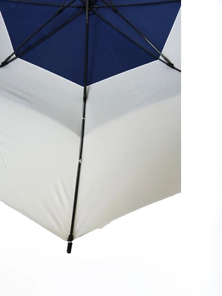 best oversized Vent Design Blue Double Layer Golf Umbrella With 8 Ribs For Promotional for sale