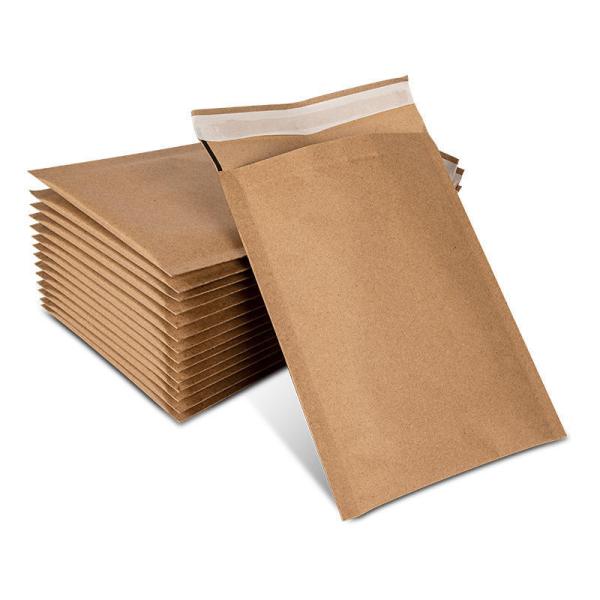 Shockproof Padded Kraft Mailers Eco Friendly Custom Padded Mailers Tear Resistant