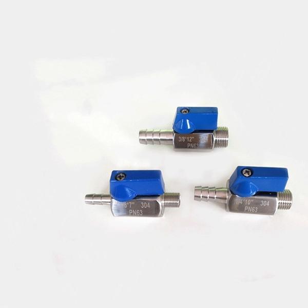 304/316 Mini válvula de bola de aço inoxidável