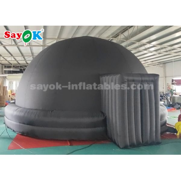 Шатер купола планетария черноты 6м раздувной для оборудования школьного образования детей