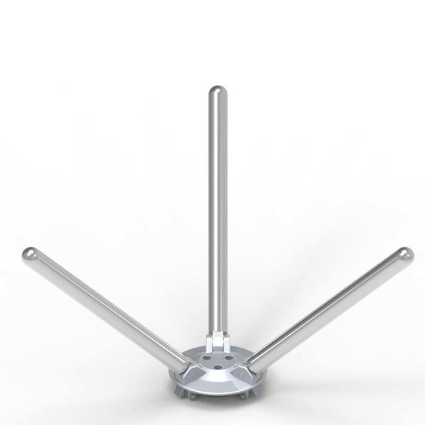 Semi And Full Automatic Hardened Metal Tripod Turnstile Mechanism