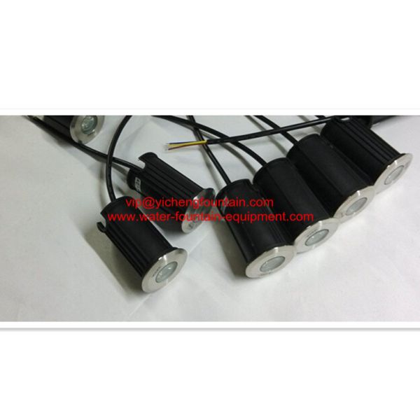 Inground Type Underwater Fountain Lights 1 x 1 W LED Housing RGB / White Color