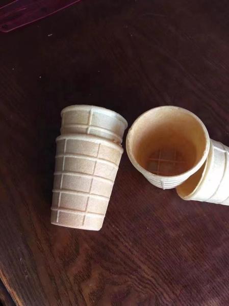 2.2kw máquina de fazer waffles de ovo gelado linha de fabricação de waffle de taça