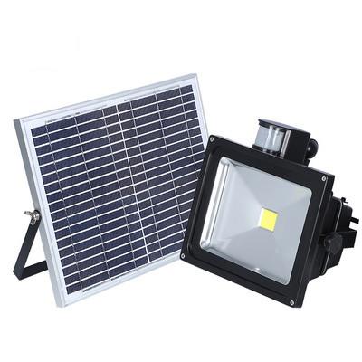 Residential Solar Powered LED Flood Light / Cool White 50W LED Flood Lamp