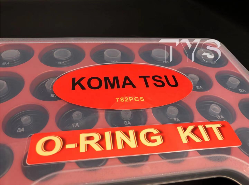 Komatsu Motor Hose Hydraulic O Rings 4.8mm UV Radiation Resistant