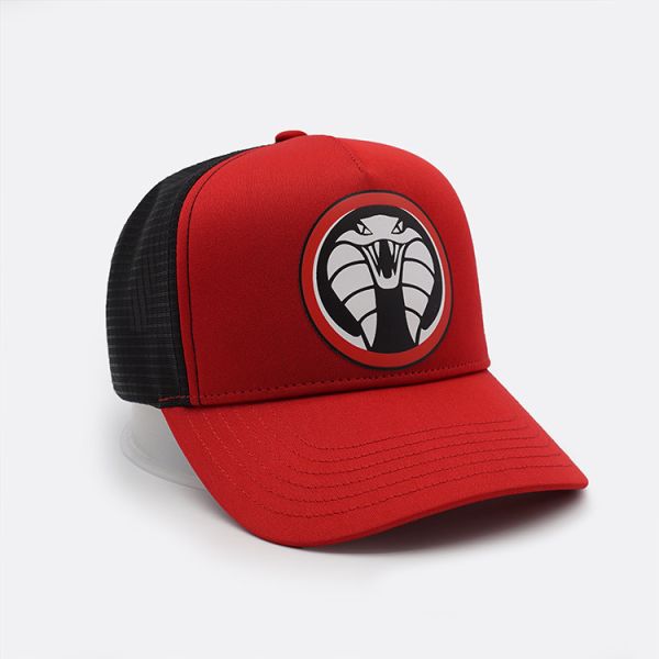 Chapeau de camionneur de panneau du classique 5 avec le bord incurvé Mesh Plastic Buckle Cap