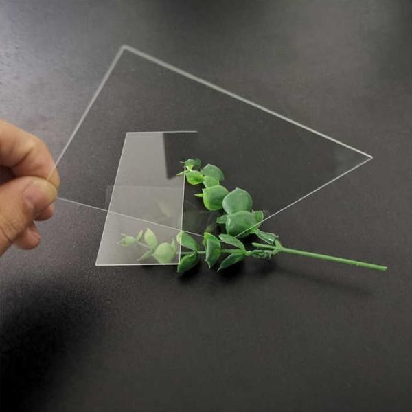 Couverture d'affichage à haute transmittance verre feuille de verre aluminosilicate 1,50 mm