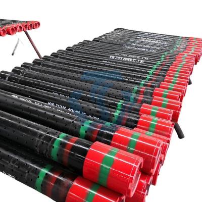 API 5CT Hot Water Geothermal Hot Spring Well Dewatering Metal Laser Slotted Screen Pipe Downhole Oil Sand Control Geological Spiral Slotted