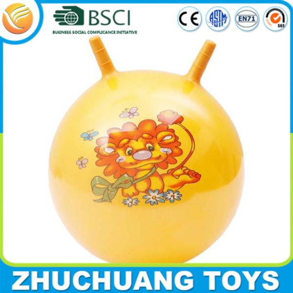 kids inflatable handle plastic toy balls