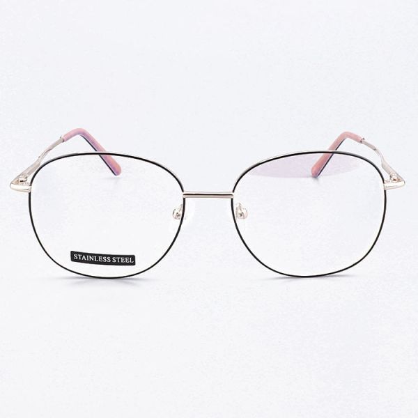 SS 17mm Metal Optical Frame Round Reading Glasses