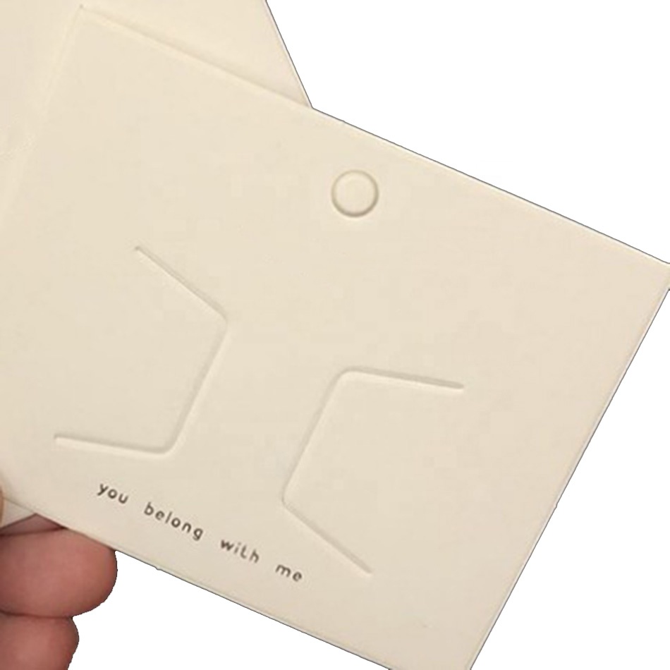 Краткие карты дисплея ювелирных изделий ожерелья серьги печатая дизайны моды