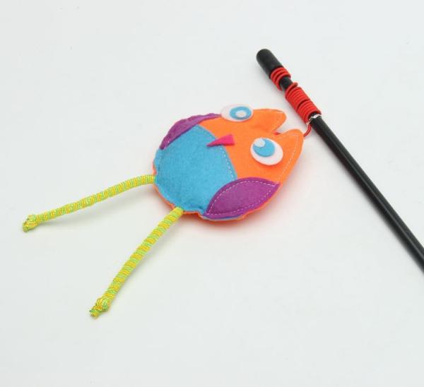 2018 cheap cotton teaser for cat toy set cheap cat teaser