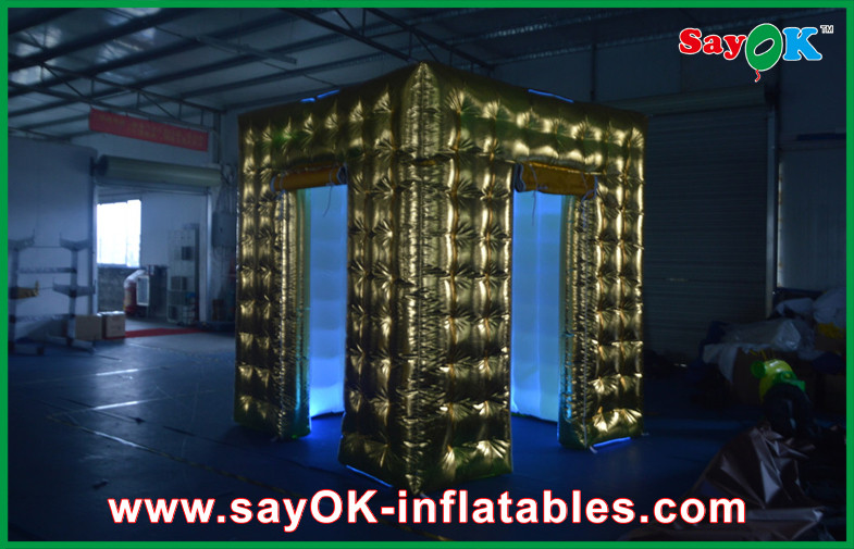 Будочка события показывает рамку 2,4 x 2,4 x 2.5m Photobooth раздувного шатра Photobooth краски современную освещая