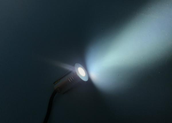 luz subaquática 1.5W 12 da lagoa do diodo emissor de luz do diâmetro de 38MM/24VDC IP68 6000K