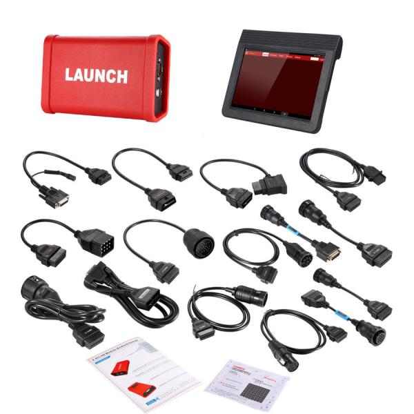 Original LAUNCH X431 V+ Diagnosis Of Heavy Duty Truck HD 10.1 Tablet Diagnostic Scanner Test For 24V Truck Tool