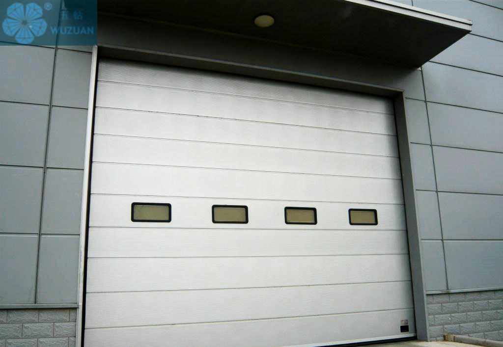 дверь вертикали 50mm поднимаясь стальная промышленная секционная