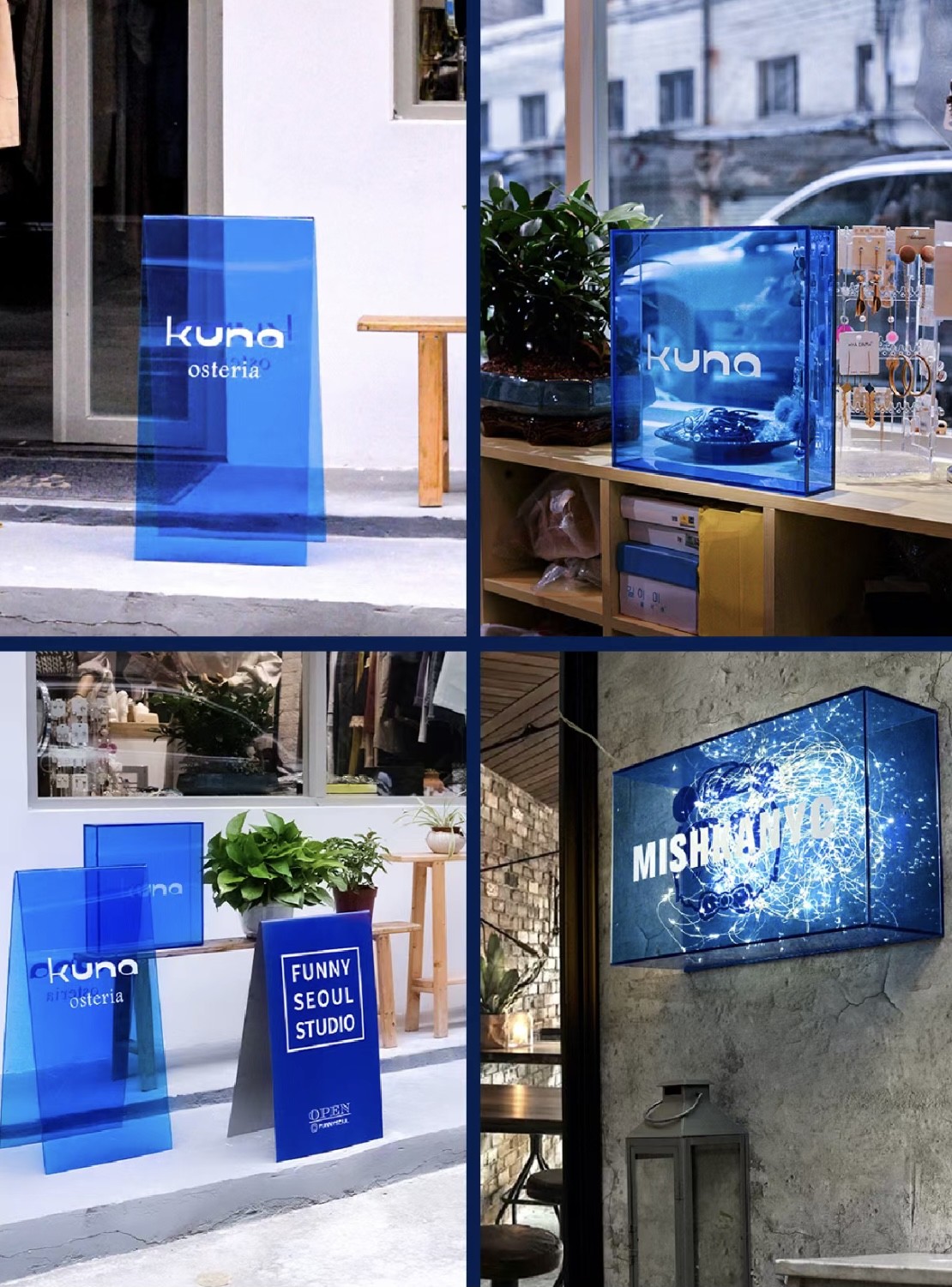 Фабрика бренда DUKE оптом Синий цвет литой акриловый лист PMMA Перспекс Плексиглас для рекламы