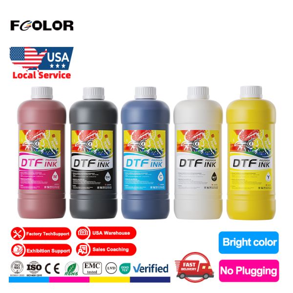 JC PRINT Digital Printing DTF Pigment Ink For XP600 L1800 DX5 I3200 PET Film Printer