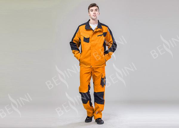Fashionable Heavy Duty Work Suit Jacket With Removable Sleeves European Size