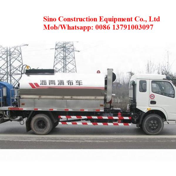 J9BDE SCEC Road Construction Machines 5000L Asphalt Distributor Truck 