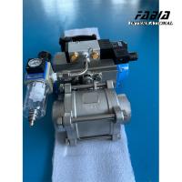 Acionador de válvula de esferas pneumática, tanque de água de soldadura, válvula de controle de válvula de esferas, aço inoxidável resistente à corrosão