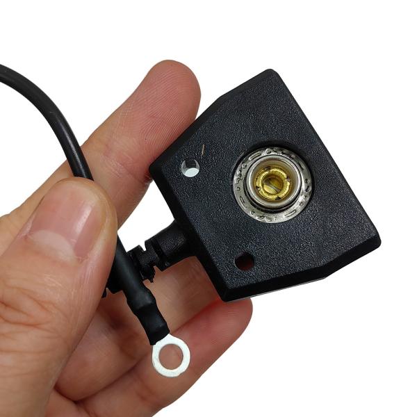 Do carbono da fibra do jogo do dedo da luva prova suada sensível do risco não