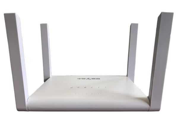 Foldable 300M 2.4G Dual Band Wifi Router CS3004B White Plastic 4 Antennas