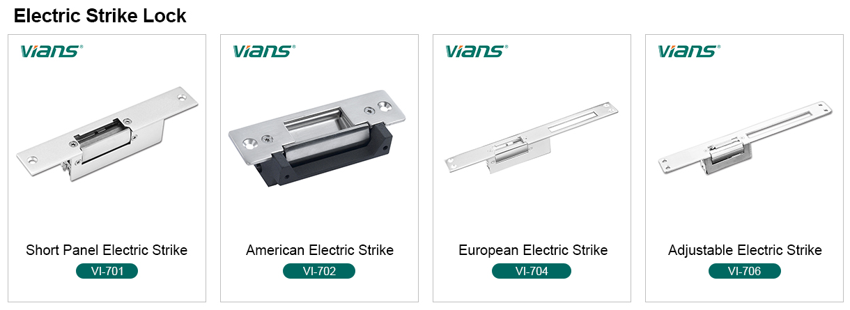 Narrow Type European Coating Nickel Electric Strike Lock