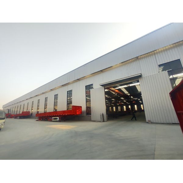 30000 кг Максимальная полезная нагрузка полуприцеп с задним наклоном для тяжелого строительного транспорта