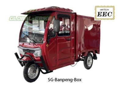 Heavy Duty Electric Cargo Tricycle , Electric Assist Cargo Trike With Hydraulic Front Fork