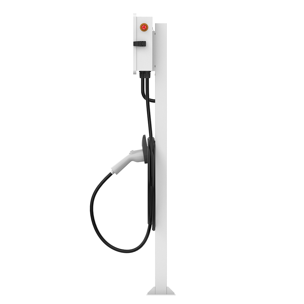 32A 7KW AC Charger Wall Mounted Type 2 AC Charger OEM ODM Service