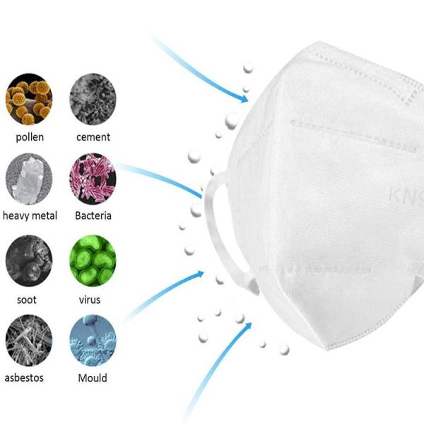 4 - Ply N95 Face Mask Disposable Safety N95 Dust Mask Elastic Ear - Loop
