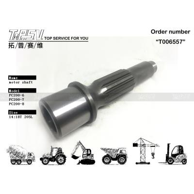 708-8F-32110 Compatible PC200-6 Excavator Drive Final Motor Shaft Idéal pour les machines à excavation et les différentes marques