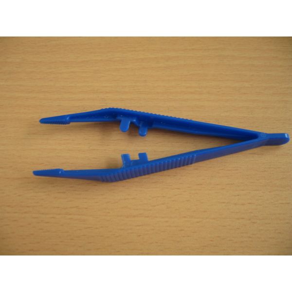 12.5cm Pointed Medical Plastic Tweezers Large ABS Disposable Plastic Tweezers